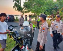 Respon Cepat Aduan 110, Polres Pamekasan Berhasil Amankan Belasan Motor Knalpot Brong