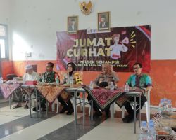 Jumat Curhat Bersama Warga Semampir, Kapolres Pelabuhan Tanjung Perak Sosialisasikan SIM Cak Bhabin