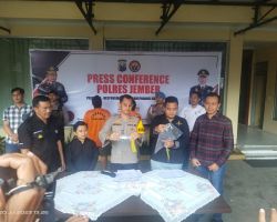 Ungkap Jual Beli Senpi Rakitan, Wakapolres Jember: Pelaku Berprofesi Sebagai Petani