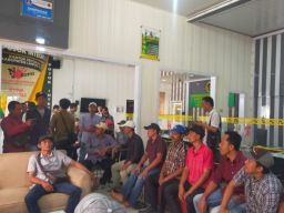 BPN Lampung Timur Digeruduk Warga Penggarap Lahan Eks Register 38