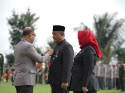 Kadindik Jatim Pimpin Sertijab Kepala SMAN 5 Taruna Brawijaya