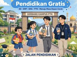 Pendidikan Gratis SD Hingga PTN: Janji di Ratas, Anggaran, dan Kenyataan