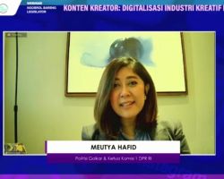 Ketua Komisi I Dorong Anak-anak Muda Jadi New Content Creator
