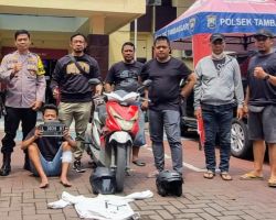 Akibat Melawan, Satu Pelaku Curanmor Diterjang Timah Panas Unit Reskrim Polsek Tambaksari