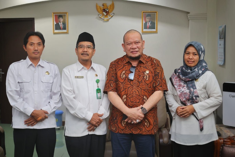 Kunjungi Kanwil Kemenag Jatim, Ketua DPD RI Cek Kesiapan Keberangkatan Haji
