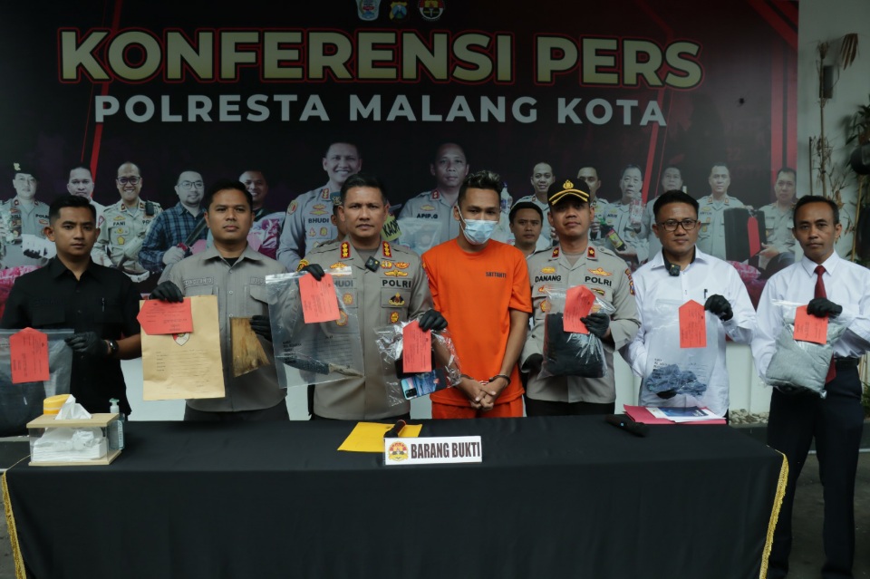 Satreskrim Polresta Malang Kota Berhasil Ungkap dan Amankan Pelaku Pembunuhan