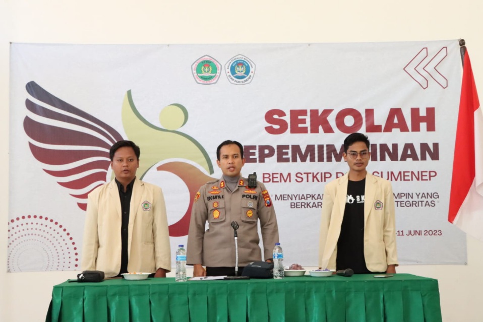 Ini Pesan Kapolres Sumenep Saat Menjadi Narasumber Sekolah Kepemimpinan di BEM STKIP