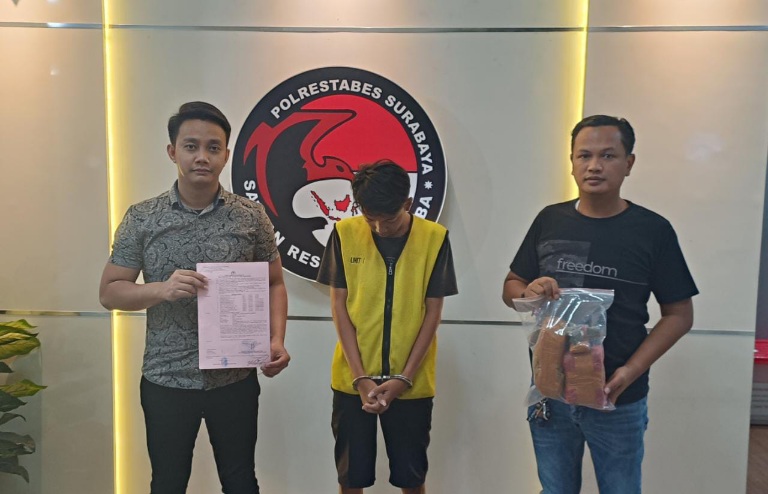 Polrestabes Surabaya Ungkap Peredaran Narkoba, Terduga Bandar Berhasil Diamankan