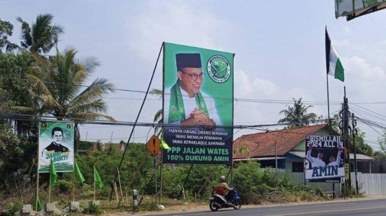 bacapres Anies Baswedan yang dipasang oleh kader PPP (Foto: Ist)