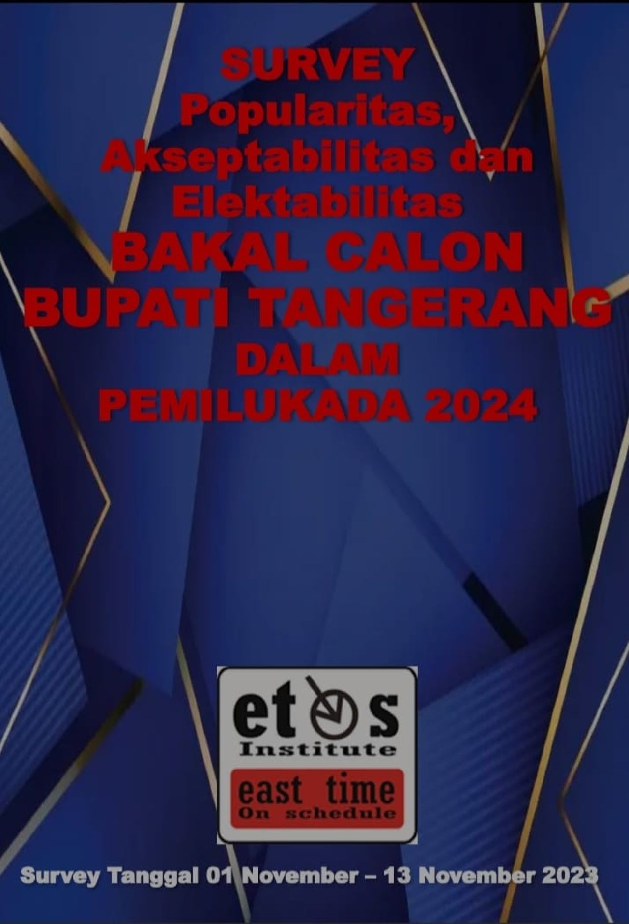 Nurdin Satibi Masuk Bursa Cabub Terkuat di Pilkada Kabupaten Tangerang