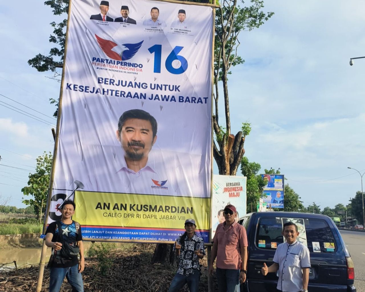 Relawan PASEBBU Bergerak Kawal An An Kusmardian Sebagai Caleg Perindo