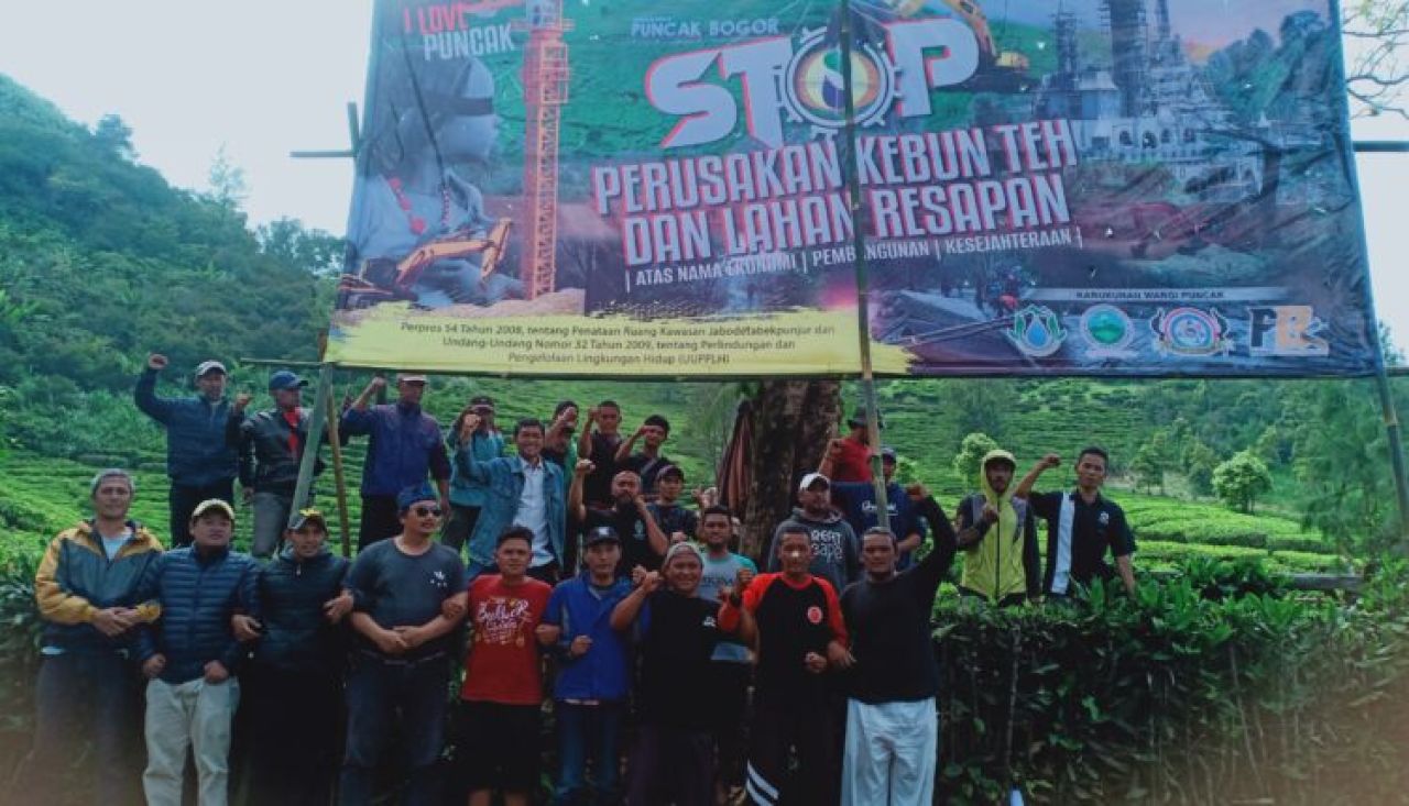 Warga  Puncak Bogor Tolak Alih Fungsi Kebun Teh Berkedok KSO