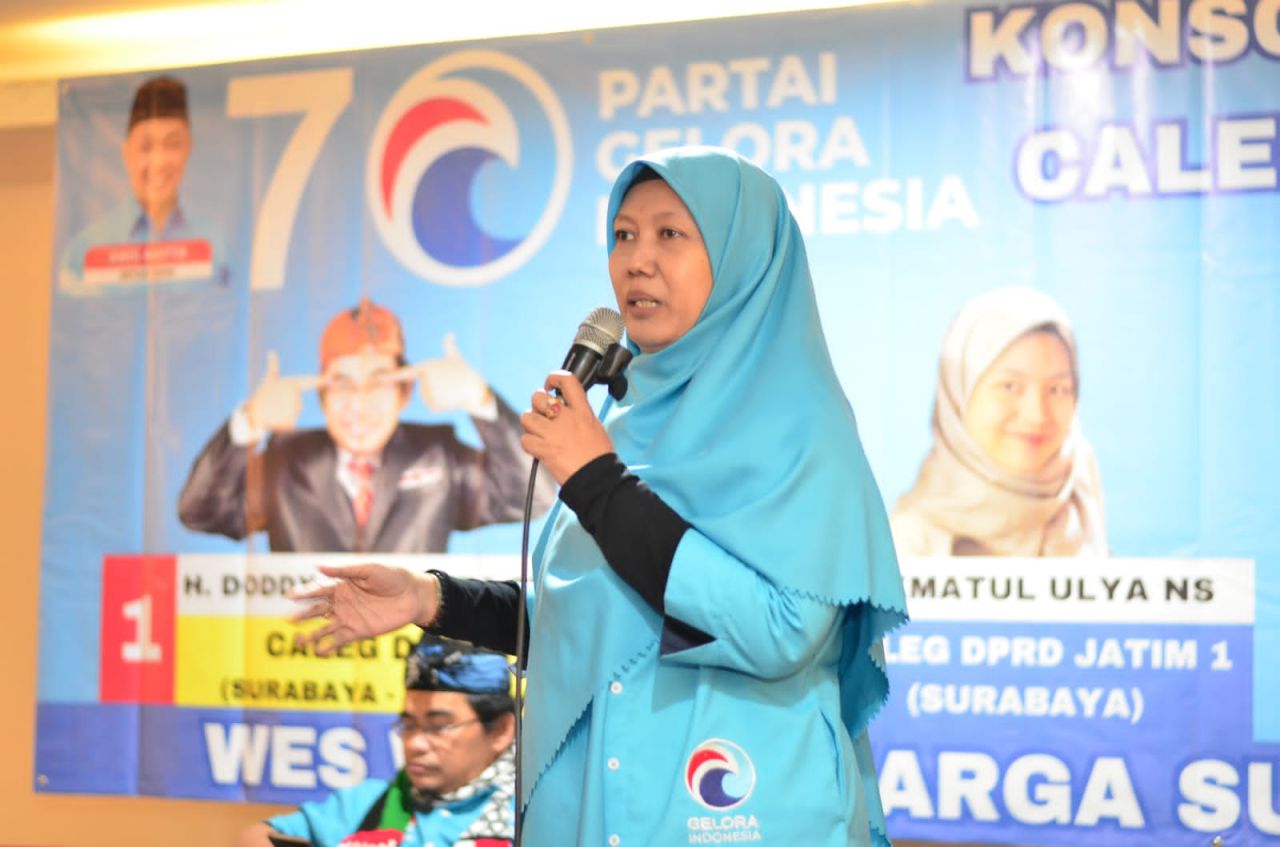 Anna Susanti Caleg DPRD Kota Surabaya Partai Gelora, Berkomitmen Tingkatkan Kualitas SDM
