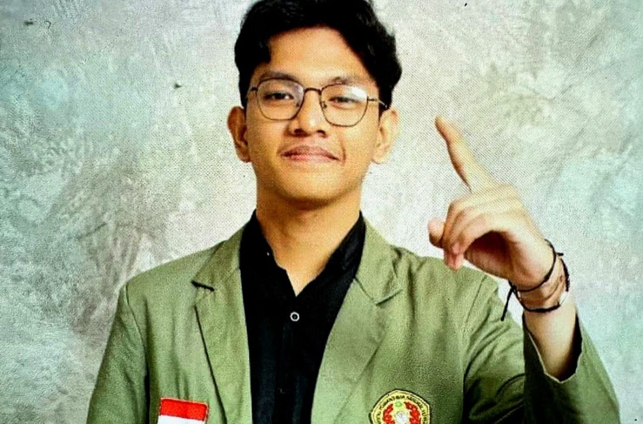 Ketua Badan Eksekutif Mahasiswa (BEM) Universitas Pembangunan Nasional (UPN) Veteran, Kaleb Otniel Aritonang