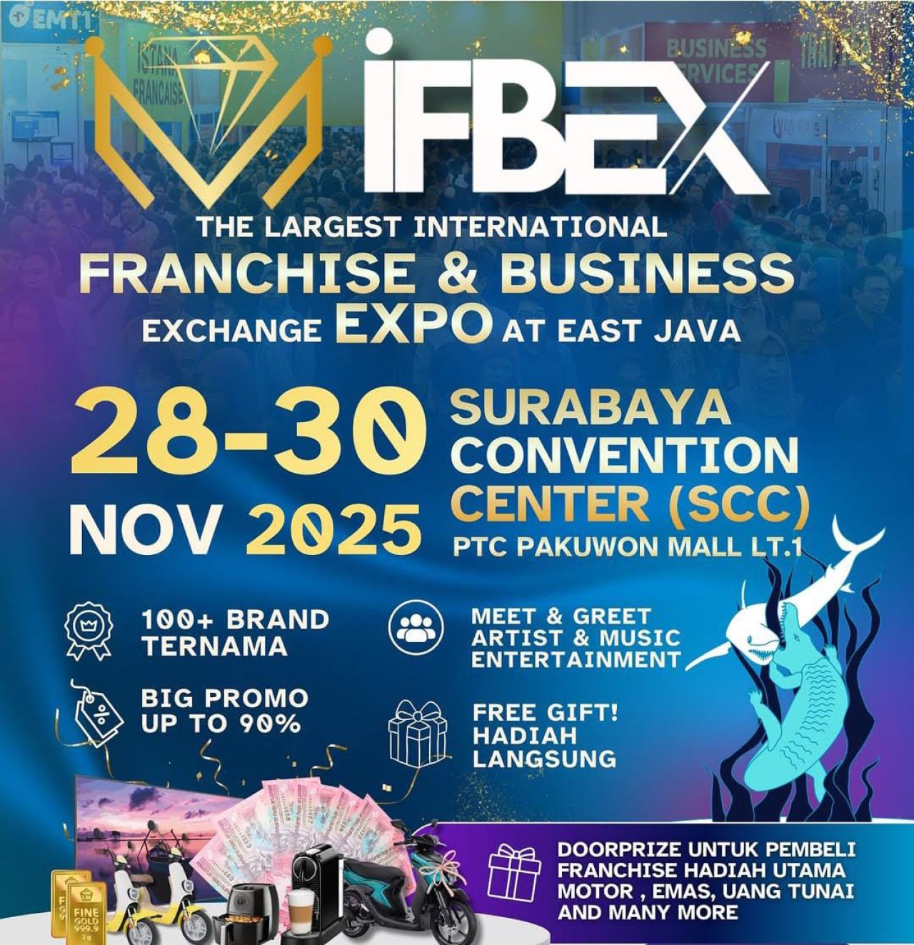 Thai tea Pompom, hadir dievent Franchise dan Business Surabaya