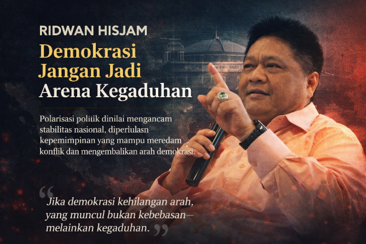 Dari Arsitektur ke Arena: Kritik Ridwan Hisjam atas Arah Demokrasi