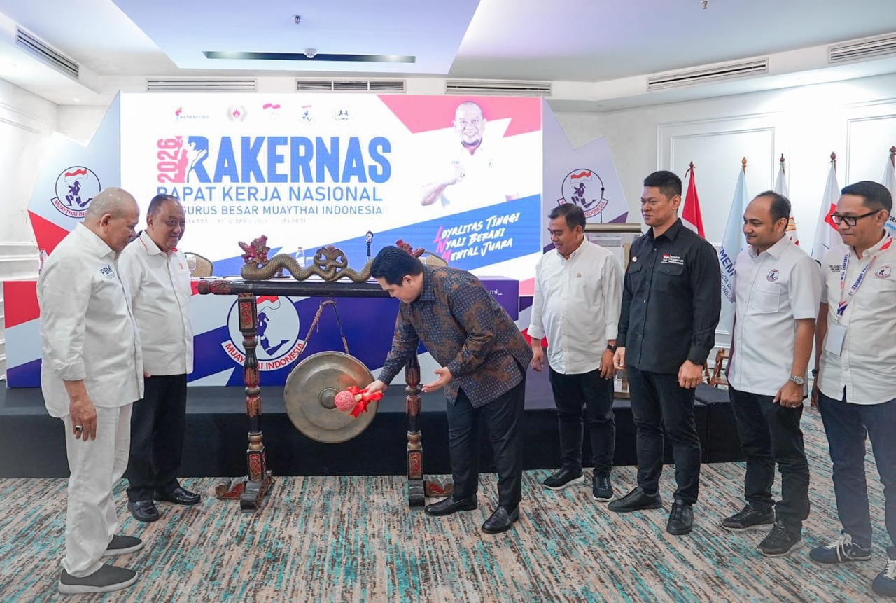 Rakernas Muaythai Indonesia 2026, Menpora Apresiasi Kepemimpinan LaNyalla dan Dorong Prestasi serta