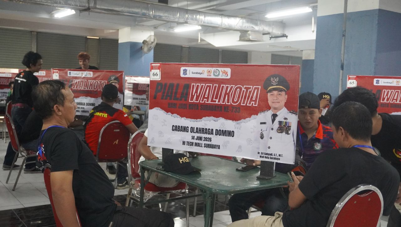 H. Ismail: Wali Kota Surabaya Cup Momentum Kebangkitan Olahraga Domino