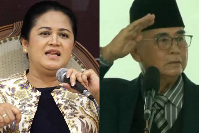 <p><strong>Connie Rahakundini Bakrie (kiri) dan Panji Gumilang (kanan).</strong></p>