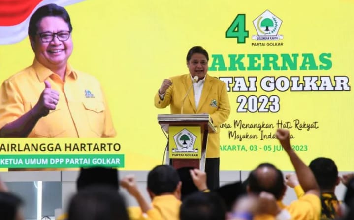 Ketum partai Golkar Airlangga Hartarto (Foto; Ist)